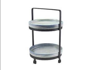 GenWare Two Tier Presentation Plate Stand 20.5cm - 1