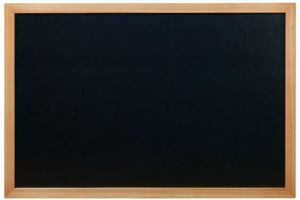 Wall Chalk Board 60 x 80cm Teak - 1