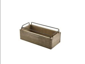 Industrial Wooden Crate 25 x 12 x 9.5cm - 1