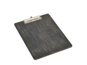 Black Wooden Menu Clipboard A4 24x32x0.6cm - 1