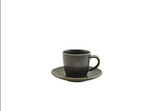 Terra Porcelain Black Saucer 11.5cm (Pack of 6) - 3