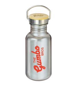 Custom Branded Traveller Canteen Bottle - Bamboo Lid (500ml) * - 3