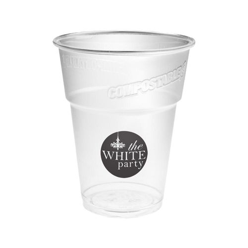 Custom Branded Compostable Smoothie Cup (575ml/20oz) - 1