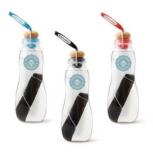 Custom Branded Glass Eau Good Bottle - black+blum (650ml) - 3