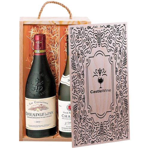 Custom Branded Wine box 2 bottle - 1