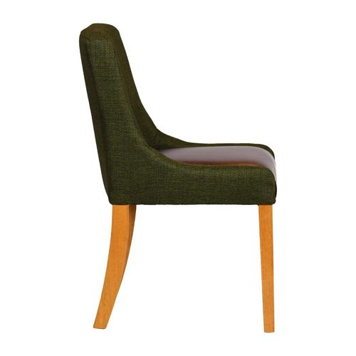 Bath Soft Oak Dining Chair with Forest Back & Espresso Seat (6 Pack) - JA292 - 4