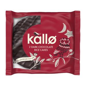 Kallo Dark Chocolate Topped Rice Cakes (30 Pack) - KA516 - 1