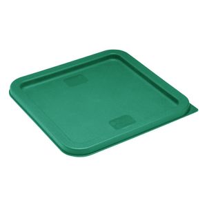 Hygiplas Square Food Storage Container Lid Green Medium - HY414 - 1