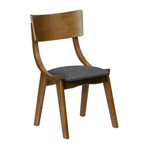 Chelsea Dining Chairs in Weathered Oak with Shetland Sea Seats (6 Pack) - JA255 - 1