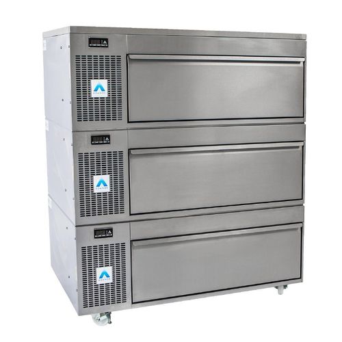 Adande 3 Drawer Variable Temp Fridge Freezer with Standard Castors & Solid Work Top VCS R2 V1 - HW861 - 1