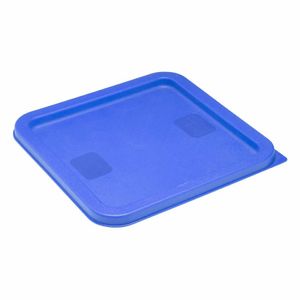 Hygiplas Square Food Storage Container Lid Blue Medium - HY411 - 1