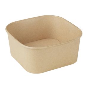 Fiesta Recyclable Square Container Bases 1400ml (300 Pack) - HW018 - 1
