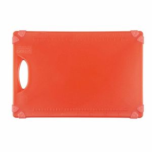 Hygiplas Commercial Grip Chopping Board Red 458x306mm - HW005 - 3