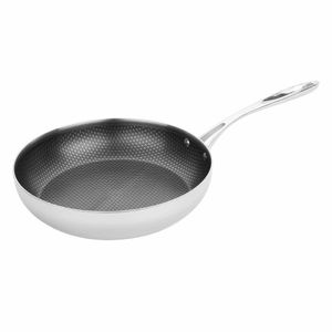 Vogue Tri-Shield Stainless Steel Frying Pan with Clad Coating 28cm - GP189 - 1