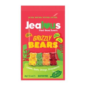 Jealous Sweets Impulse Bags Grizzly Bears 40g (10 Pack) - KA609 - 1