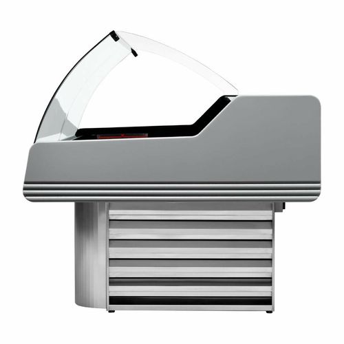 Zoin Saigon Fish Counter Grey with Azure Trim 2500mm - HZ879-250 - 4