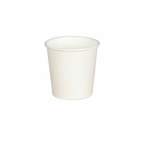 4oz Single Wall White Paper Cup (Case of 1000) - 1