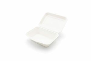 Bagasse Lunch Box - 7.5 x 5" (Case of 500) - 3