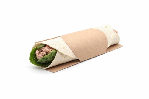 Kraft Tortilla Wrap Sleeve (Case of 500) - 1