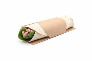 Kraft Tortilla Wrap Sleeve (Case of 500) - 1