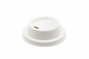 8oz Bagasse Sip Lid (Case of 1000) - 1