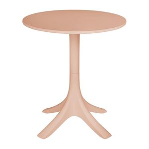 Bolero Mila 600mm Round Café Table - Nude Pink - SA830 - 1