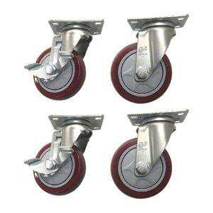 Buffalo 4 Inch Complete Castors (4 Pack) - AU501 - 1