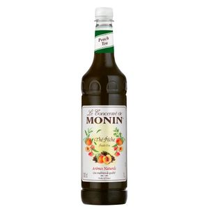 Monin Peach Tea Concentrate 1Ltr - JE666 - 1