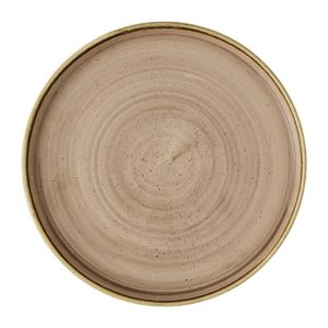 Churchill Stonecast Truffle Walled Plates 210mm (6 Pack) - JC746 - 1