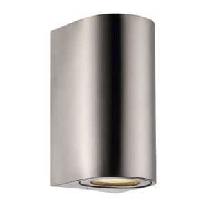 Nordlux Canto Maxi 2 Outdoor Wall Light Stainless Steel - JE747 - 1