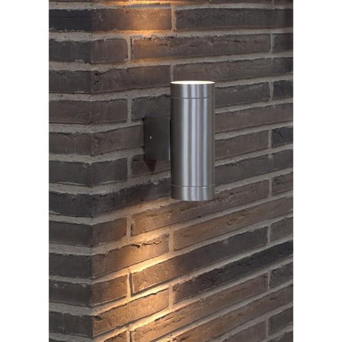 Nordlux Tin Maxi Double Outdoor Wall Light Aluminium - JE849 - 2
