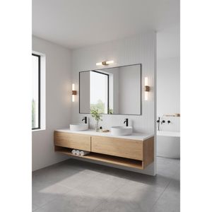 Nordlux Helva Double Basic Indoor Wall Light Wood Foil - JE786 - 3