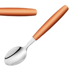 Amefa PIXEL Dessert Spoons Orange (12 Pack) - JD285 - 1