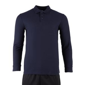 Endurance Long Sleeve Polo Shirt Navy XL - JE637-XL - 1