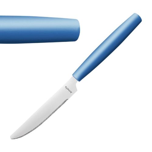Amefa PIXEL Table Knives Blue (12 Pack) - JD264 - 1