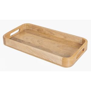 Olympia Mango Wood Rectangular Deep Sided Tray 430x230mm - JA888 - 1