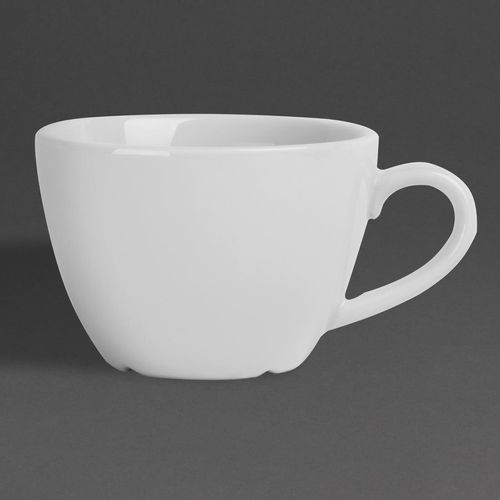 Olympia Whiteware Flat White Cups 170ml (12 Pack) - HY539 - 1
