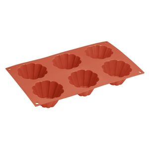 Vogue Silicone Brioche Mould 6 Cup - JA310 - 3