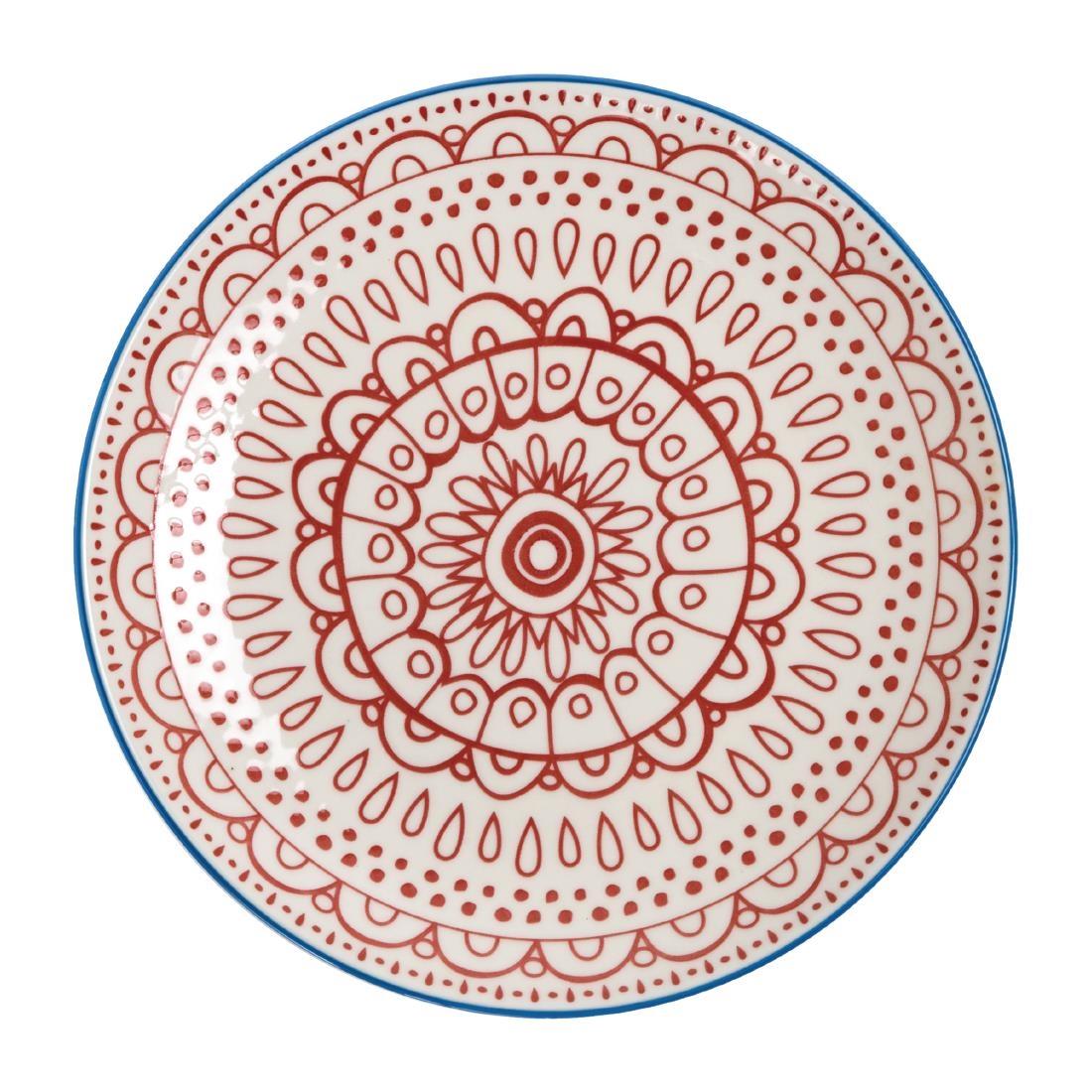 DR774 - Olympia Fresca Plates Red 268mm - Case - DR774