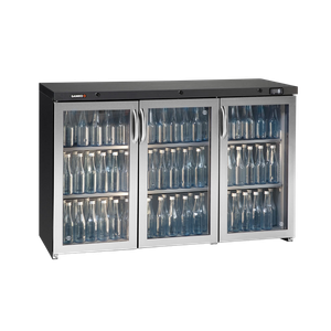 Gamko Maxiglass LG3/315GCS low height bottle cooler - 1