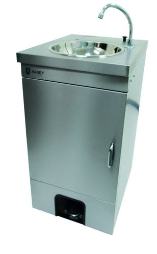 Parry Mobile Heated Mobile Wash Basin With Door - MWBTD - 1