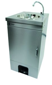 Parry Mobile Heated Mobile Wash Basin With Door - MWBTD - 1