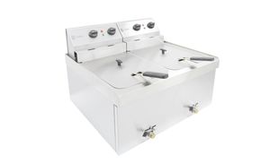 Parry Double Electric Table Top Fryer - NPDF9 - 6