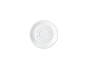 Genware Porcelain Double Well Saucer 15cm/ 6 (Pack of 6) - 162115 - 1