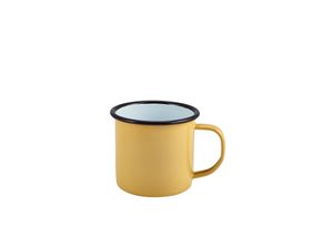 Enamel Mug Yellow 36cl/ 12.5oz (Pack of 12) - 50018Y - 1
