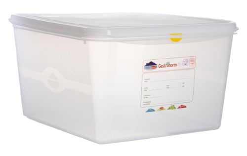 GN Storage Container 2/3 200mm Deep 19L (Pack of 6) - 12520 - 1