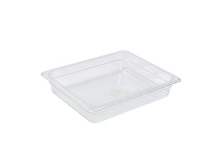1/2 -Polycarbonate GN Pan 65mm Clear - PC12-065 - 1