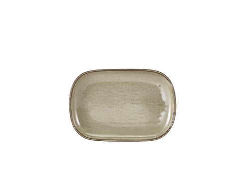 Terra Porcelain Grey Rectangular Plate 24 x 16.5cm (Pack of 12) - RP-PG24 - 1