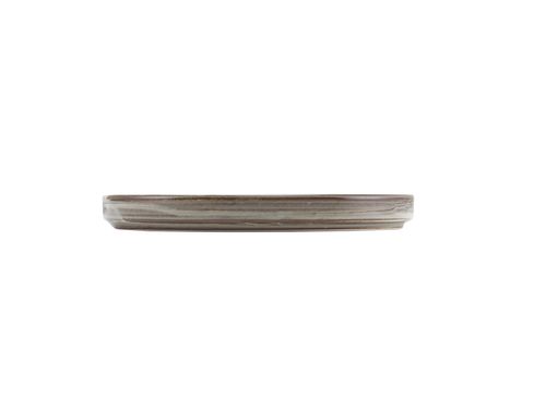 Terra Porcelain Grey Low Presentation Plate 21cm (Pack of 6) - LP-PG21 - 4