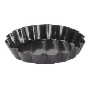 Vogue Non-Stick Fluted Tartlet Mould 100mm - Pack of 3 - GC998 - 1